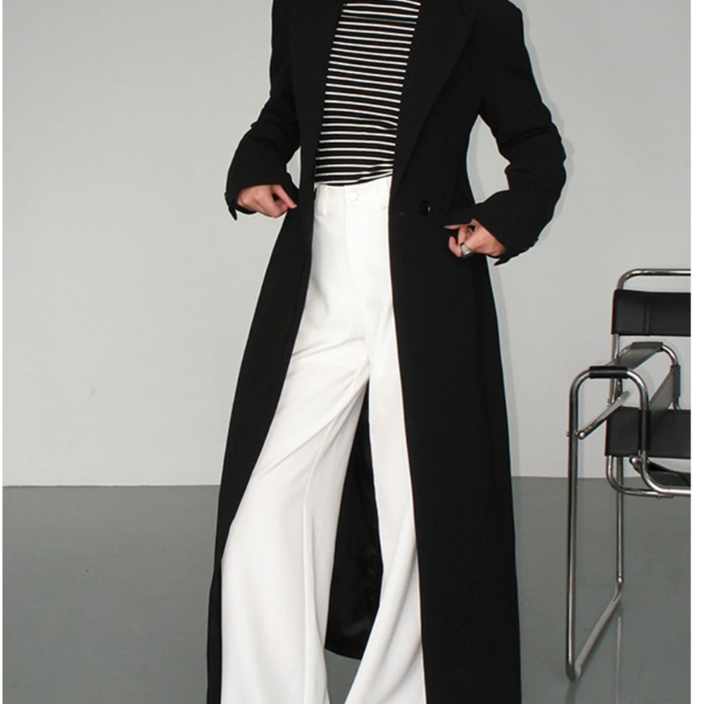 Commense long black blazer XS, NWT